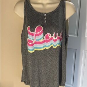 Secret Treasures love sleepwear tank top